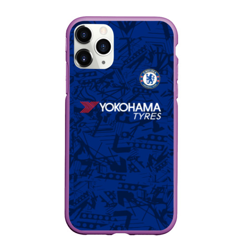 Чехол для iPhone 11 Pro Max матовый Chelsea home 19-20, цвет фиолетовый