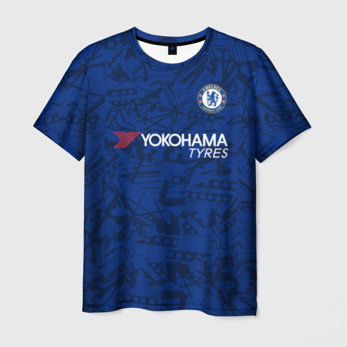 Мужская футболка 3D Chelsea home 19-20, цвет 3D печать