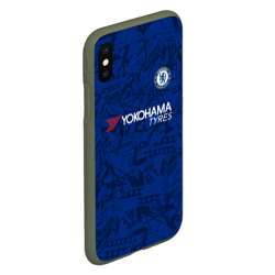 Чехол для iPhone XS Max матовый Chelsea home 19-20 - фото 2