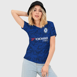 Женская футболка 3D Slim Chelsea home 19-20 - фото 2