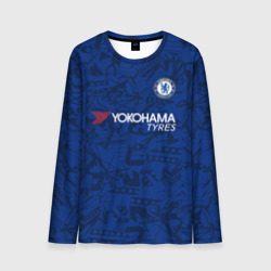 Мужской лонгслив 3D Chelsea home 19-20