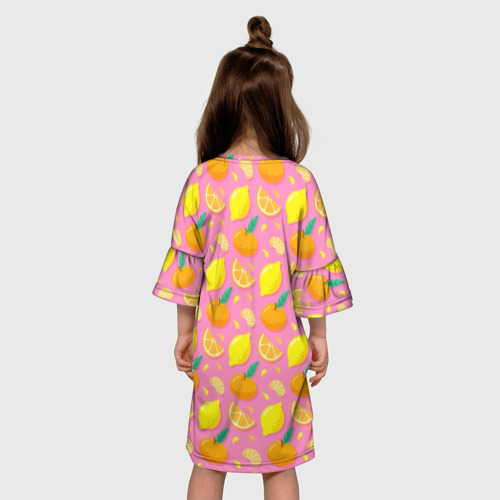 Детское платье 3D Фрукты, цвет 3D печать - фото 5