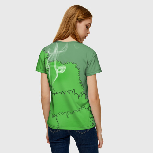 Женская футболка 3D Шашлыки из кустов, цвет 3D печать - фото 4