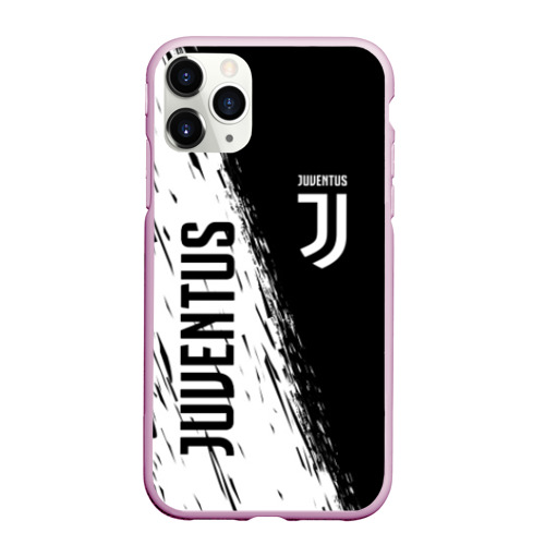 Чехол для iPhone 11 Pro матовый Juventus sport, цвет розовый