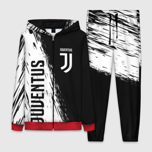 Женский костюм 3D Juventus sport, цвет красный