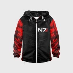 Детская ветровка 3D Стальная броня N7