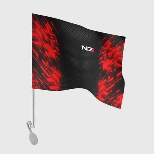 Флаг для автомобиля Стальная броня N7