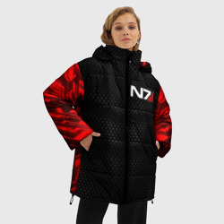 Женская зимняя куртка Oversize Стальная броня N7 - фото 2