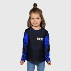 Детский лонгслив 3D Неоновая броня N7 - фото 2