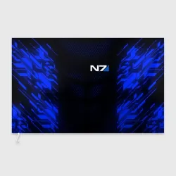 Флаг 3D Неоновая броня N7