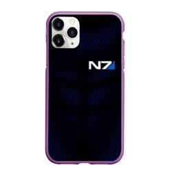 Чехол для iPhone 11 Pro Max матовый Неоновая броня N7