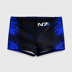 Детские купальные плавки 3D Неоновая броня N7