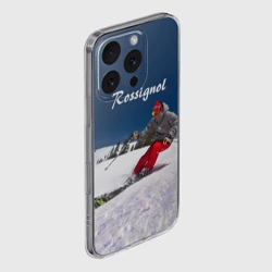 Чехол для iPhone 16 Pro силиконовый с защитой камеры Rossignol - фото 2