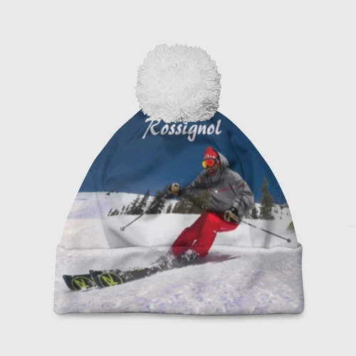 Шапка 3D c помпоном Rossignol