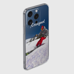 Чехол для iPhone 15 Pro силиконовый с защитой камеры Rossignol - фото 2