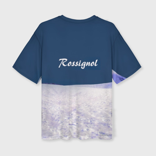 Женская футболка oversize 3D Rossignol, цвет 3D печать - фото 2