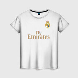 Женская футболка 3D Modric home 19-20