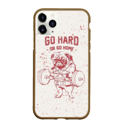 Чехол для iPhone 11 Pro матовый GO hard