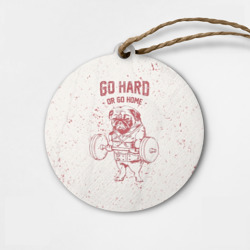 Деревянная игрушка круг GO hard