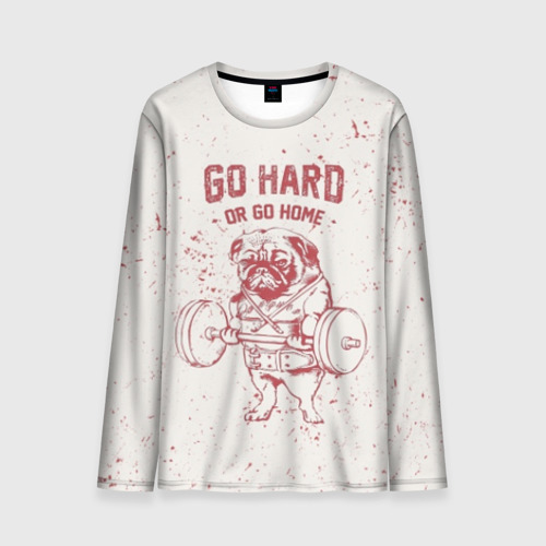 Go hard на русском. Мужская футболка 3d go hard XS