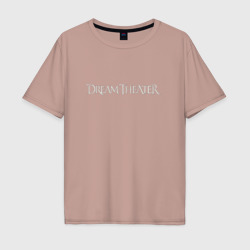 Мужская футболка хлопок Oversize Dream Theater logo