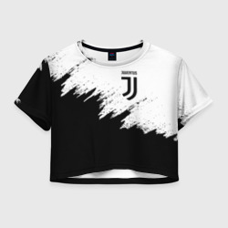 Женская футболка Crop-top 3D Juventus sport