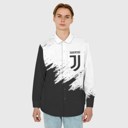 Мужская рубашка oversize 3D Juventus sport - фото 2