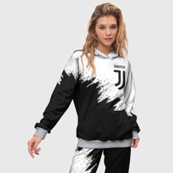 Женский костюм с толстовкой 3D Juventus sport - фото 2
