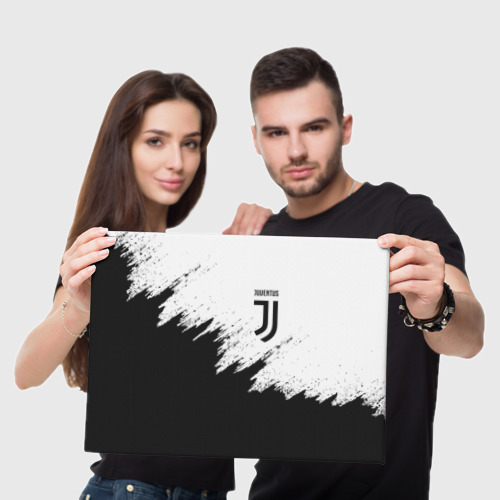 Холст прямоугольный Juventus sport, цвет 3D печать - фото 5