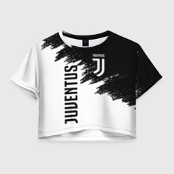 Женская футболка Crop-top 3D Juventus Ювентус