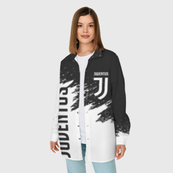 Женская рубашка oversize 3D Juventus Ювентус - фото 2