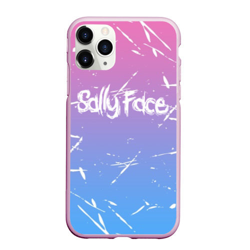 Чехол для iPhone 11 Pro матовый SALLY FACE, цвет розовый