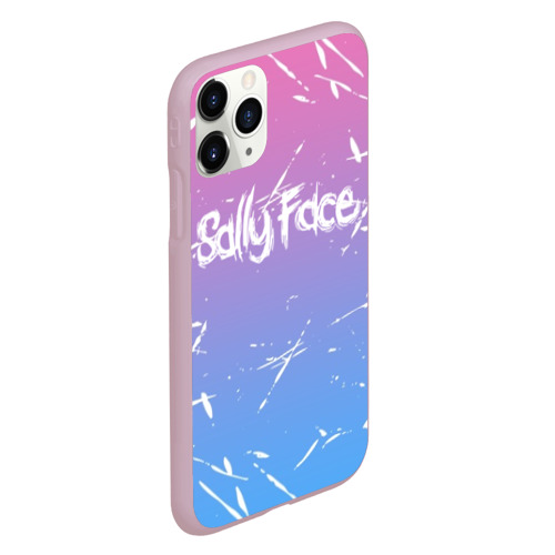 Чехол для iPhone 11 Pro матовый SALLY FACE, цвет розовый - фото 3