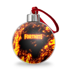 Ёлочный шар Fortnite fire storm
