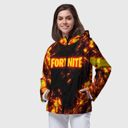 Женская ветровка 3D Fortnite fire storm - фото 2
