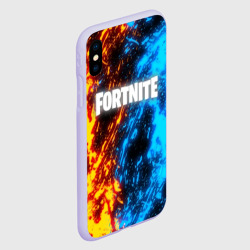 Чехол для iPhone XS Max матовый Fortnite battle storm - фото 2