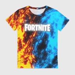Женская футболка 3D Fortnite battle storm