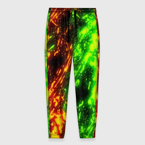 Мужские брюки 3D Toxic flame, цвет 3D печать