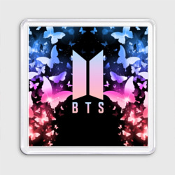 Магнит 55*55 BTS butterflies