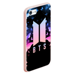 Чехол для iPhone 5/5S матовый BTS butterflies - фото 2