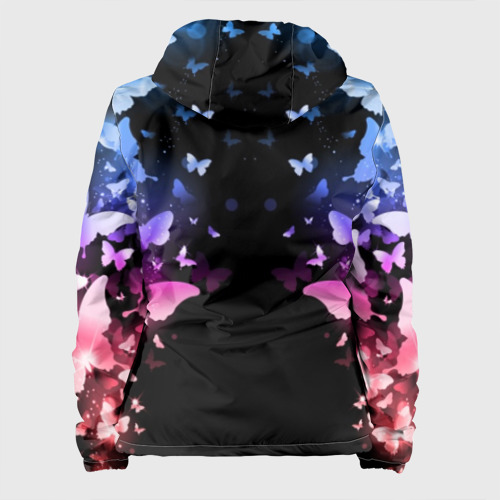 Женская куртка 3D BTS butterflies, цвет белый - фото 2
