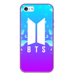 Чехол для iPhone 5/5S матовый BTS butterflies