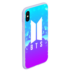 Чехол для iPhone XS Max матовый BTS butterflies - фото 2