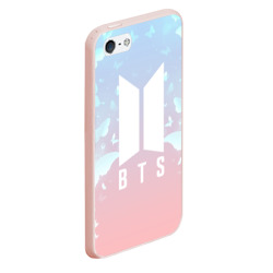 Чехол для iPhone 5/5S матовый BTS butterflies - фото 2