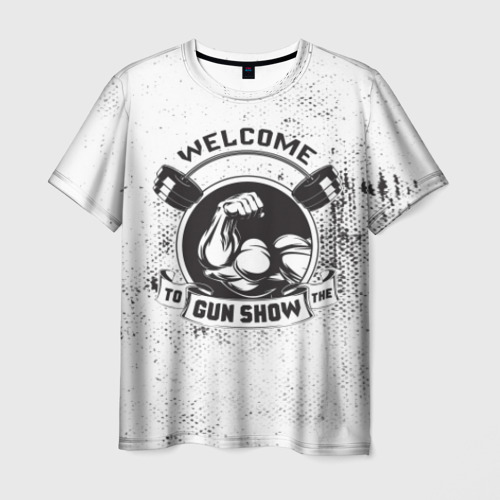 Мужская футболка 3D Gun show, цвет 3D печать