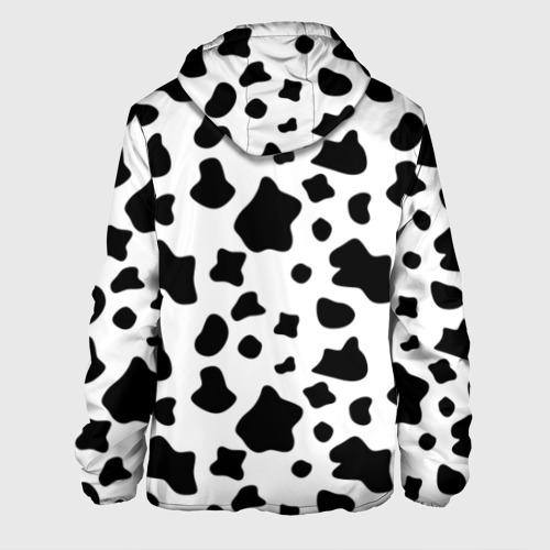 Мужская куртка 3D с принтом Корова, вид сзади #1