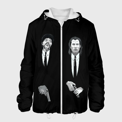 Мужская куртка 3D Pulp Fiction - Винсент и Джулес