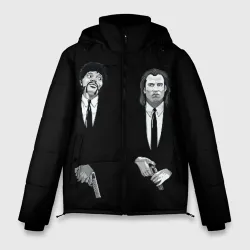 Мужская зимняя куртка 3D Pulp Fiction - Винсент и Джулес
