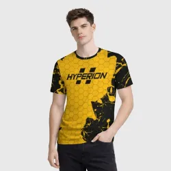 Мужская футболка 3D Borderlands hyperion - фото 2