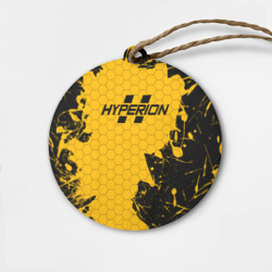 Деревянная игрушка круг Borderlands hyperion